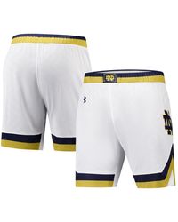 Under Armour - Notre Dame Fighting Irish Replica Basketball Shorts - Lyst
