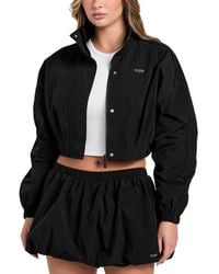 Guess - Nina Zip-front Crop Jacket - Lyst