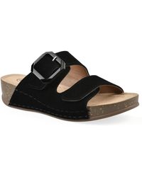 White Mountain - Fearful Slip-on Wedge Sandals - Lyst