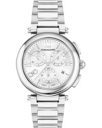 Ferragamo - Salvatore Swiss Chronograph Legacy Bracelet Watch 40mm - Lyst