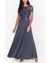 Xscape - Petite Beaded Gown - Lyst