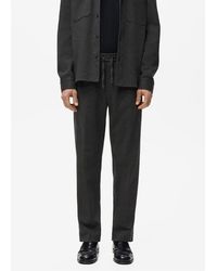 Mango - Cotton Drawstring joggers Pants - Lyst
