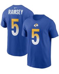 Nike - Jalen Ramsey Los Angeles Rams Player Name And Number T-shirt - Lyst