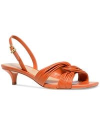 Michael Kors - Michael Alessia Kitten-heel Sandals - Lyst