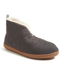Dearfoams - Warm Up Bootie House Shoe Boot Slipper - Lyst