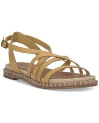 Lucky Brand - Kielly Strappy Whipstitch Flat Sandals - Lyst