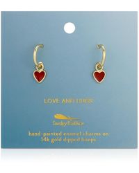 Lucky Feather - Hoops - Lyst