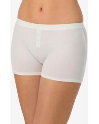 On Gossamer - Cabana Cotton Rib Solid Boxer Shorts - Lyst