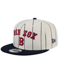 KTZ - White Boston Red Sox Jersey Pinstripe 9fifty Snapback Hat - Lyst