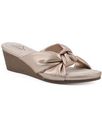 White Mountain - Candie Wedge Sandal - Lyst