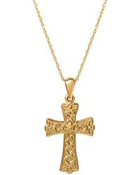 Giani Bernini - Ornate Flared Cross 18" Pendant Necklace - Lyst