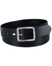 Levi's - Hammered Center Bar Buckle Casual Leather Belt - Lyst