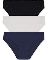 DKNY - Cotton Modal Bikini 3 Pack- Dk8462p3 - Lyst