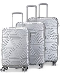 Badgley Mischka - Contour 3-pc. Expandable Hard Spinner luggage Set - Lyst