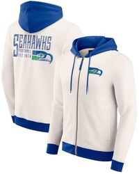 Fanatics - Darius Rucker Collection By Seattle Seahawks Distressed Graphics Full-zip Hoodie - Lyst