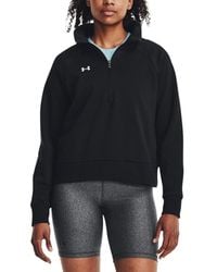 Under Armour - Rival Fleece Mock-neck Half-zip Sweatshirt - Lyst