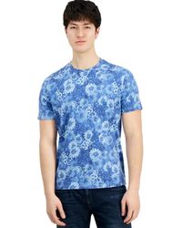 INC International Concepts - Harlowe Cotton Floral T-shirt - Lyst