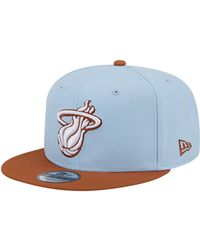 KTZ - /brown Miami Heat 2-tone Color Pack 9fifty Snapback Hat - Lyst
