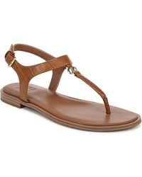 Naturalizer - Lizzi T-strap Flat Sandals - Lyst