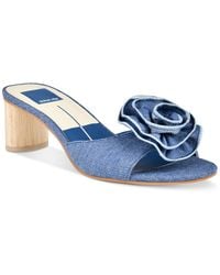 Dolce Vita - Darly Floral Detailed Block-heel Dress Sandals - Lyst