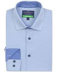 Con.struct - Recycled Slim Fit Micro Texture Performance Stretch Cooling Comfort Dress Shirt - Lyst