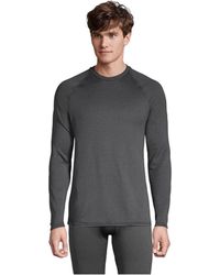 Lands' End - Crew Neck Expedition Thermaskin Long Underwear - Lyst