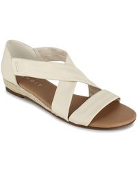 esprit sandals white