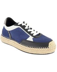 Karl Lagerfeld - Lace Up Espadrille Chunky Sole Sneakers - Lyst
