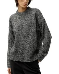 LILYSILK - Oversized Crewneck Wool-cashmere Sweater - Lyst