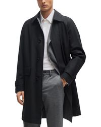 BOSS - Boss By Performance-stretch Reversible Car Coat - Lyst