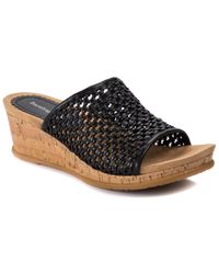 BareTraps - Flossey Slide Wedge Sandals - Lyst