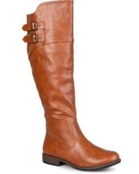 Journee Collection - Tori Regular Wide Calf Extra Wide Calf Knee High Riding Boots - Lyst