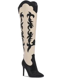 INC International Concepts Iresa Western Boots, Created For Macy's - Black