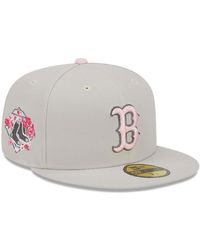 KTZ Boston Red Sox Sky Blue Color Uv 59fifty Cap for Men