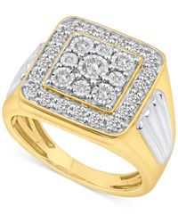 Macy's - Diamond Cluster Ring (1 Ct. T.w. - Lyst
