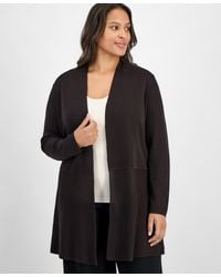Anne Klein - Plus Size Monteray Open-front Cardigan - Lyst