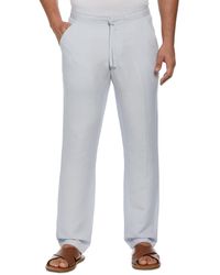 Cubavera - Linen Blend Drawstring Pant - Lyst