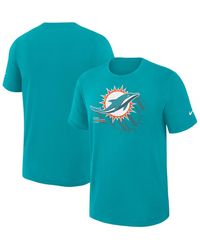 Nike - Miami Dolphins Left End Run Slub Performance T-shirt - Lyst