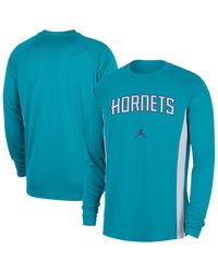Nike - Charlotte Hornets 2025/26 Authentic Pre-game Legend Dri-fit Long Sleeve Shooting Shirt - Lyst