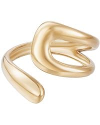 Adornia - Tarnish Resistant Open Bands Ring - Lyst