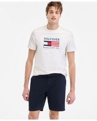 Tommy Hilfiger - American Monotype Flag Box T-shirt - Lyst