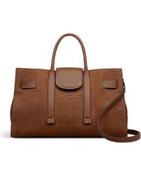Radley - St Pancras Lane Faux Croco Large Open Top Grab Bag - Lyst