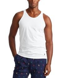 Polo Ralph Lauren - Men's Underwear, Slim-fit Stretch Cotton Jersey Tank 3 Pack - Lyst