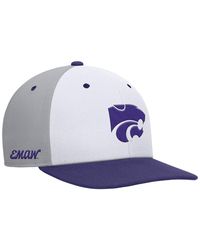 Nike - White/gray Kansas State Wildcats Pro Performance Snapback Hat - Lyst