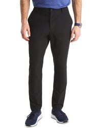 Nautica - Signature Slim-fit Flat-front Performance Pants - Lyst