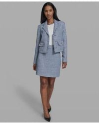 KARL LAGERFELD - 3 Button Jacket A Line Skirt - Lyst