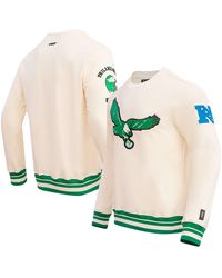 Pro Standard - Philadelphia Eagles Retro Classics Fleece Pullover Sweatshirt - Lyst