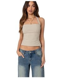 Edikted - Dara Halter Top - Lyst