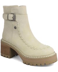 MIA - Toula Lug Sole Whipstitch Booties - Lyst