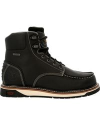 Georgia Boot - Amp Lt Wedge Waterproof Moc-toe Work Boot - Lyst